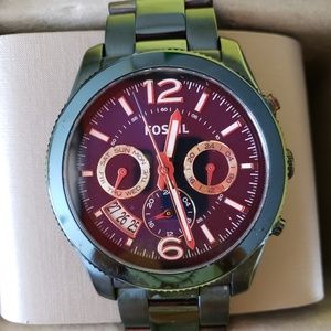 FOSSIL BOYFRIEND MULTIFUNCTION BLUE STAINLESS STE